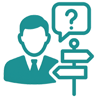 Ikona przedstawiająca rynek pracy i doradztwo