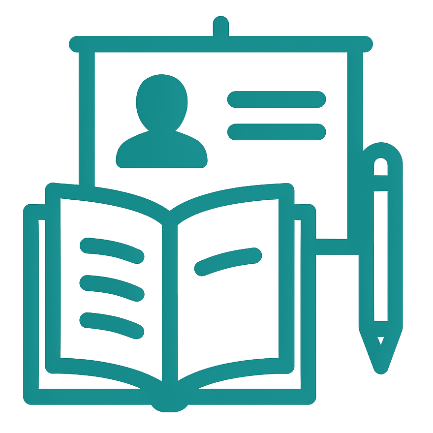 Ikona przedstawiająca narzędzia dydaktyczne